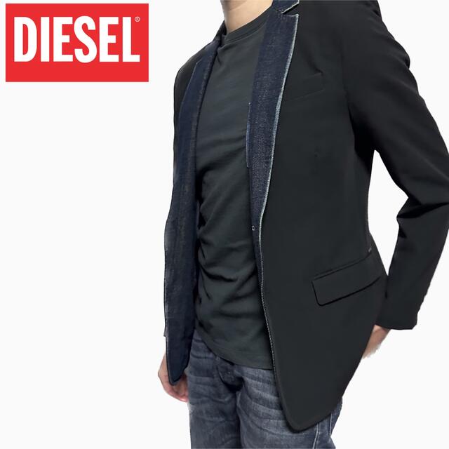 DIESEL(ディーゼル)の超美品！DIESEL テーラードジャケット　46Mサイズ相当 メンズのジャケット/アウター(テーラードジャケット)の商品写真