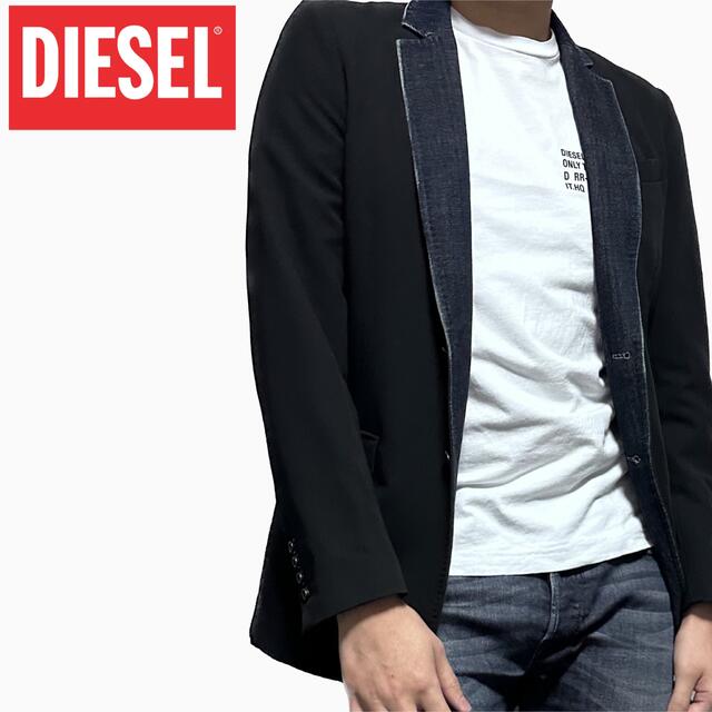 DIESEL(ディーゼル)の超美品！DIESEL テーラードジャケット　46Mサイズ相当 メンズのジャケット/アウター(テーラードジャケット)の商品写真
