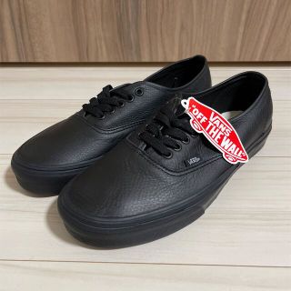 ヴァンズ(VANS)の【えみー様専用】VANS AUTHENTIC BLACK LEATHER 27(スニーカー)