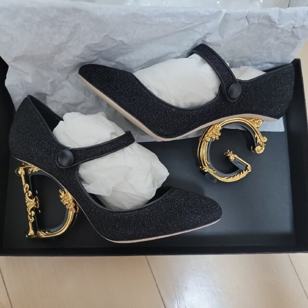 サイズ交換OK】 DOLCE&GABBANA パンプス レディース 37サイズ ラメ