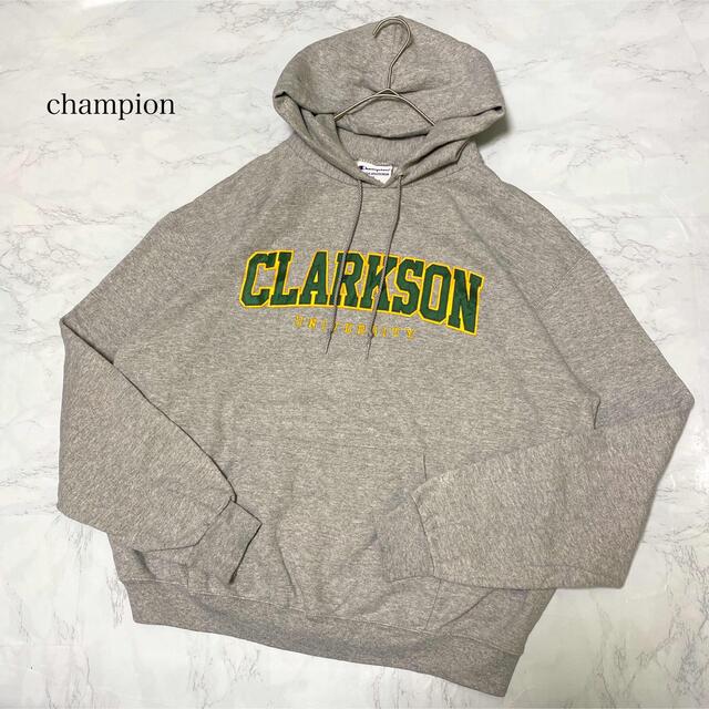 champion チャンピオン　スウェット　パーカー　university 刺繍パーカー