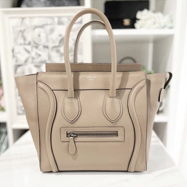 ラウンド celine - 美品☆ セリーヌ ハンドバッグ ラゲージ マイクロ