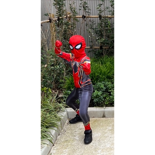 MARVEL(マーベル)のコスプレ　スパイダーマン　仮装　子供 キッズ/ベビー/マタニティのキッズ服男の子用(90cm~)(その他)の商品写真