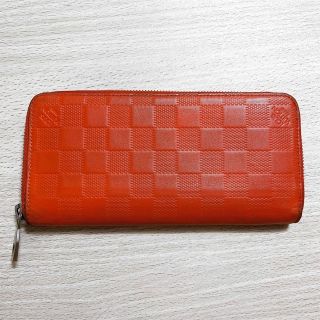 ルイヴィトン(LOUIS VUITTON)のLOUIS VUITTON(ルイヴィトン) ジッピーウォレット ダミエ オレンジ(長財布)