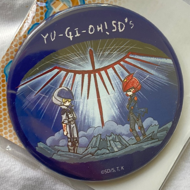 遊戯王5D's 遊星 ジャック 場面写 缶バッジ グラフアート エンタメ/ホビーのアニメグッズ(バッジ/ピンバッジ)の商品写真