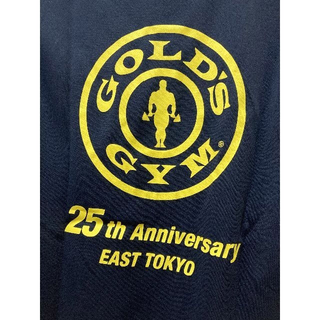 ゴールドジム「イースト東京25周年記念」Tシャツ ユニセックスSSサイズ 紺 レディースのトップス(Tシャツ(半袖/袖なし))の商品写真