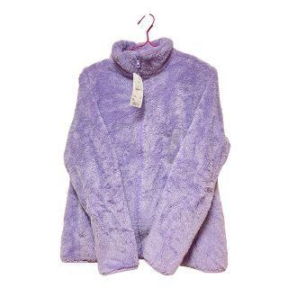 ユニクロ(UNIQLO)のUNIQLO ファーリーフリースフルジップジャケット purple(その他)