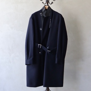 サカイ(sacai)の新品　Sacai 22aw Wool Melton Coat サイズ2(チェスターコート)