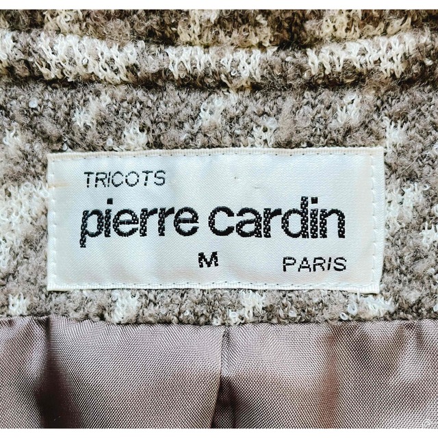 pierre cardin(ピエールカルダン)のピエールカルダン ハーフコート ステンカラー 毛混 総柄 ゆったりサイズ レディースのジャケット/アウター(チェスターコート)の商品写真