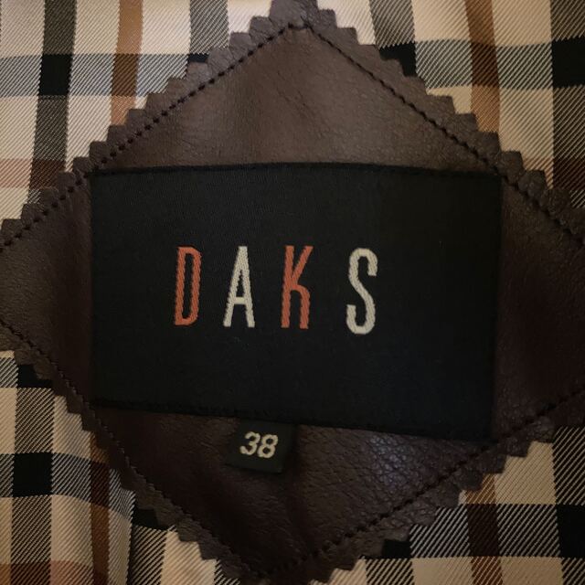 DAKS(ダックス)のDAKSのレザーコート レディースのジャケット/アウター(ロングコート)の商品写真