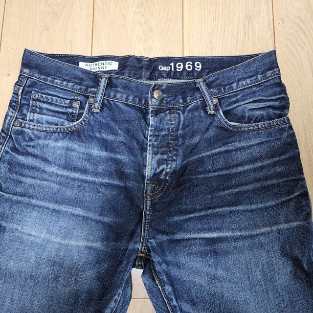 GAP(ギャップ)の【GAP】AUTHENTIC SKINNY 30inch ボタンフライ メンズのパンツ(デニム/ジーンズ)の商品写真