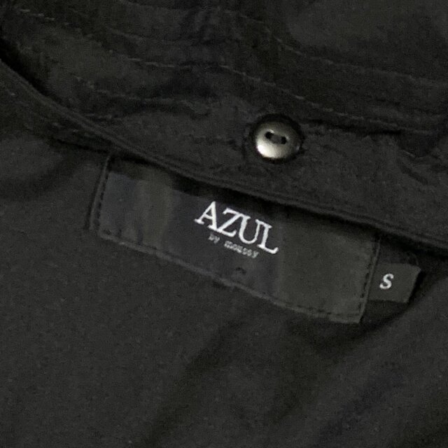 AZUL by moussy(アズールバイマウジー)のmoussyダウンベスト ダウンベスト マウジーダウンベスト ブラック メンズのジャケット/アウター(ダウンベスト)の商品写真