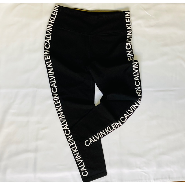 Calvin Klein(カルバンクライン)のレギンス カルバンクライン CK ハイウエスト ロゴ パンツ US/Sサイズ レディースのレッグウェア(レギンス/スパッツ)の商品写真