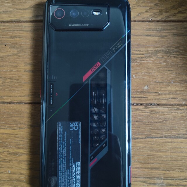 ROG PHONE 6 12/256 スマホ/家電/カメラのスマートフォン/携帯電話(スマートフォン本体)の商品写真