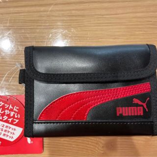 プーマ(PUMA)の【新品】　PUMA　プーマ　レザースリムウォレット/財布/小銭入れ　キッズ(財布)