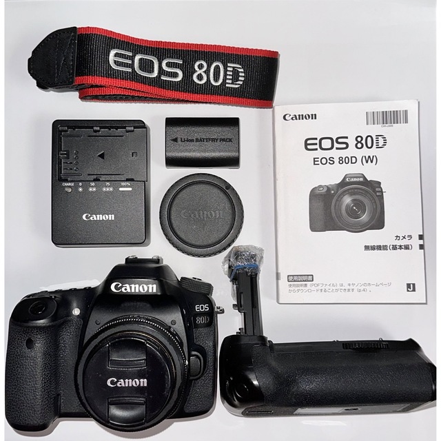 送料無料 80D CANON EOS www 80D レンズ2本付きダブルズームキット EOS