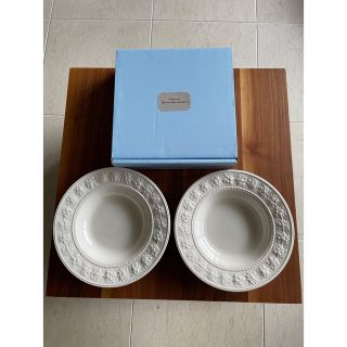 ウェッジウッド(WEDGWOOD)の☆未使用☆ウェッジウッド•クイーンズウェア/スーププレート2枚☆(食器)