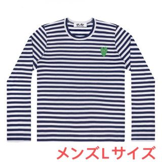 【即発】COMME des GARCONS メンズ ボーダーロングＴシャツ