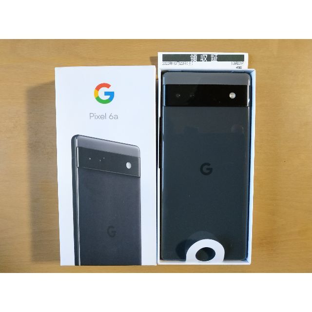 【未使用SIMフリー】Pixel 6a 黒【10/22領収証付】