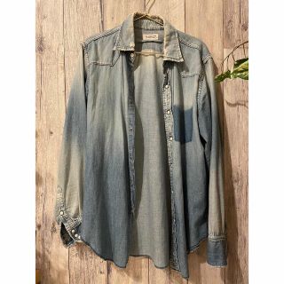 ロンハーマン(Ron Herman)のRonherman Denim ロンハーマンデニム ダメージデニムシャツ M(シャツ)