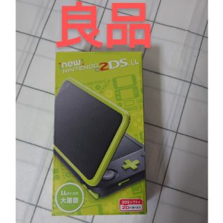 ニンテンドー2DS(ニンテンドー2DS)の「Newニンテンドー2DS LL ブラック×ライム」良品(携帯用ゲーム機本体)