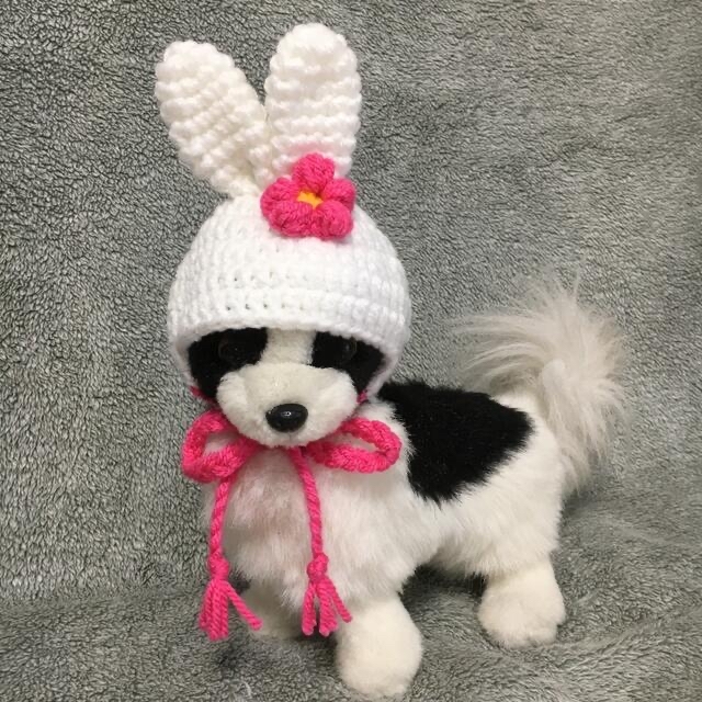 ハンドメイド　小型犬用　帽子