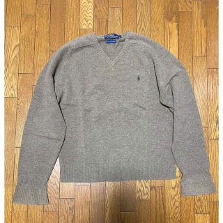 ポロラルフローレン(POLO RALPH LAUREN)の【ミコチン♡様専用】ラルフローレン　Vネックウールニット　Lサイズ(ニット/セーター)