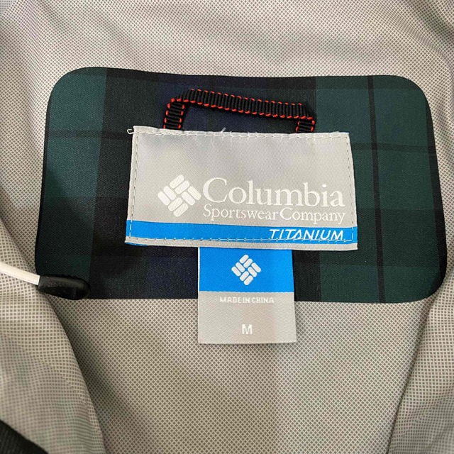 【まとめ買い】 Columbia☆TITANIUMタータンチェックマウンテンパーカーオムニテック