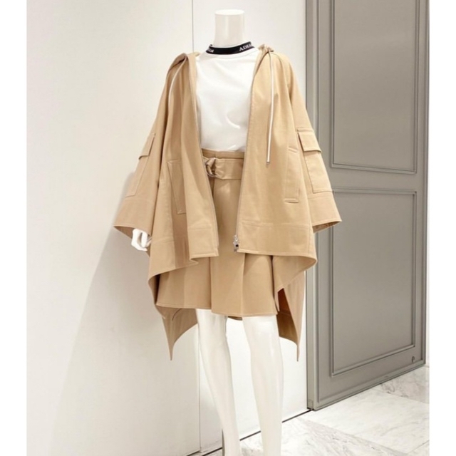 美品 FOXEY フォクシー カシミヤ100% ポンチョ ブラック