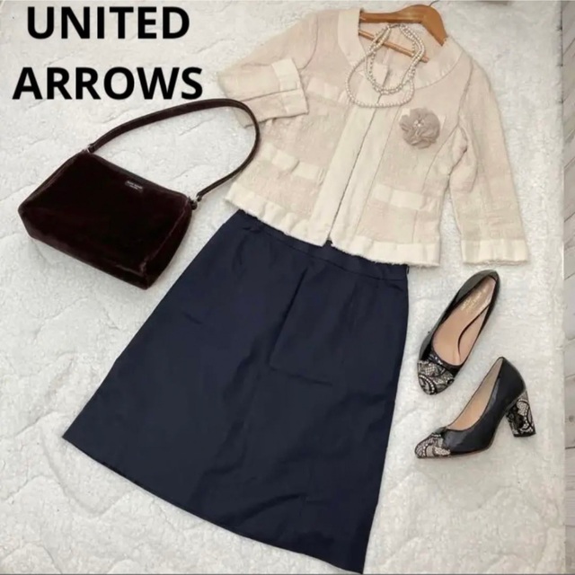 UNITED ARROWS(ユナイテッドアローズ)のユナイテッドアローズ　フォーマルスーツ　上下セット　セレモニー　セットアップ レディースのフォーマル/ドレス(スーツ)の商品写真