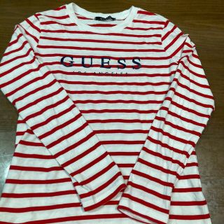 ゲス(GUESS)のゲス　ロングTシャツ　ボーダー(Tシャツ(長袖/七分))