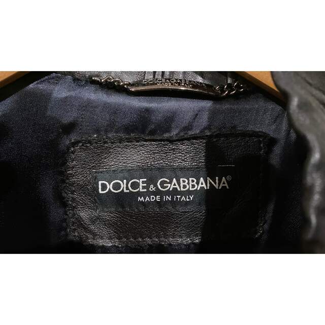 DOLCE&GABBANA - DOLCE & GABBANA 46 ラムレザー ジャケット
