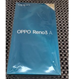 OPPO Reno3A ブラック美品 付属品有りSIMフリー　残債なし(スマートフォン本体)