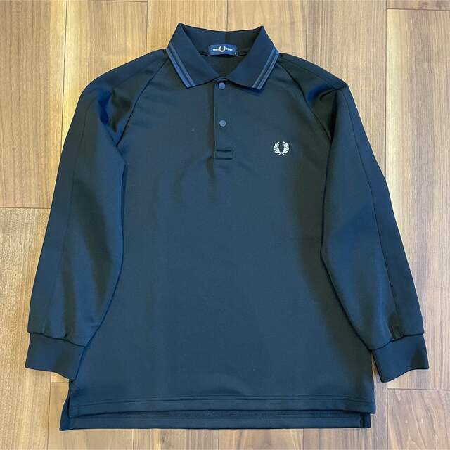 FRED PERRY - 【新品】フレッドペリー ポロシャツ 長袖 ブラック Mの