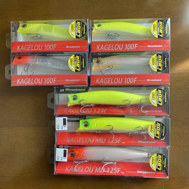 Megabass(メガバス)のメガバス　カゲロウ100F カゲロウ124F カゲロウ125F 人気カラー スポーツ/アウトドアのフィッシング(ルアー用品)の商品写真