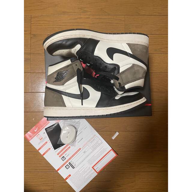 正規品】NIKE エアジョーダン1 レトロハイ OG ダークモカ 27cm 定番