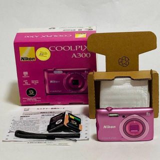 ニコン(Nikon)のNikon ニコン COOLPIX A300 PK ピンク Wi-Fi内蔵(コンパクトデジタルカメラ)