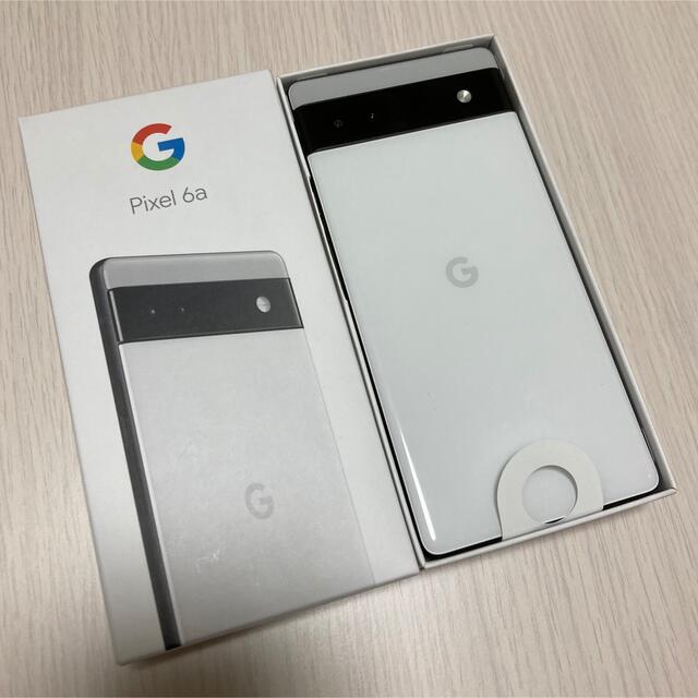 Google Pixel 6a ホワイト 128 GB SIMフリー  スマホ/家電/カメラのスマートフォン/携帯電話(スマートフォン本体)の商品写真