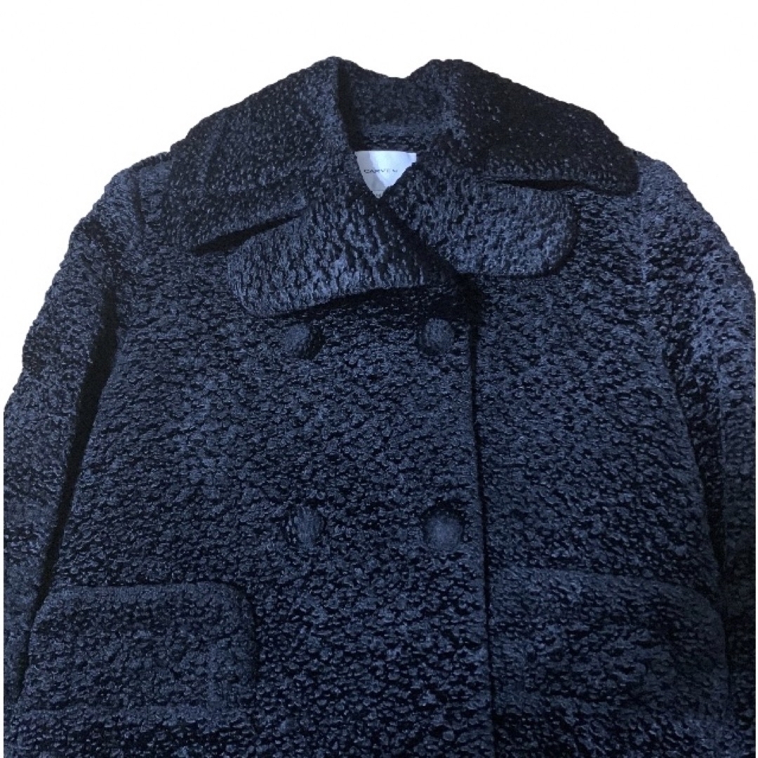 定価16万円 Carven faux アストラカンコート 34 最新情報 18620円引き