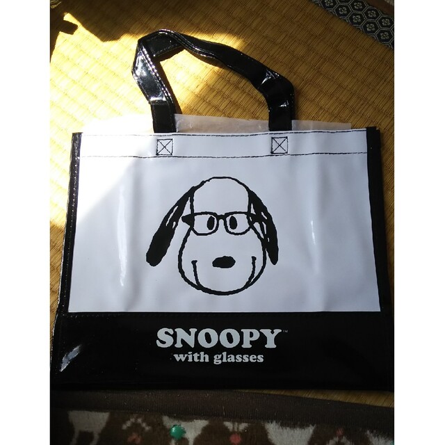 SNOOPY(スヌーピー)のスヌーピーのトートバッグ ハンドメイドのファッション小物(バッグ)の商品写真