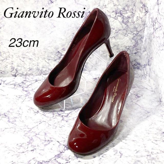 ハイヒール/パンプス【送料無料】Gianvito Rossi  23cm パンプス　ワインレッド
