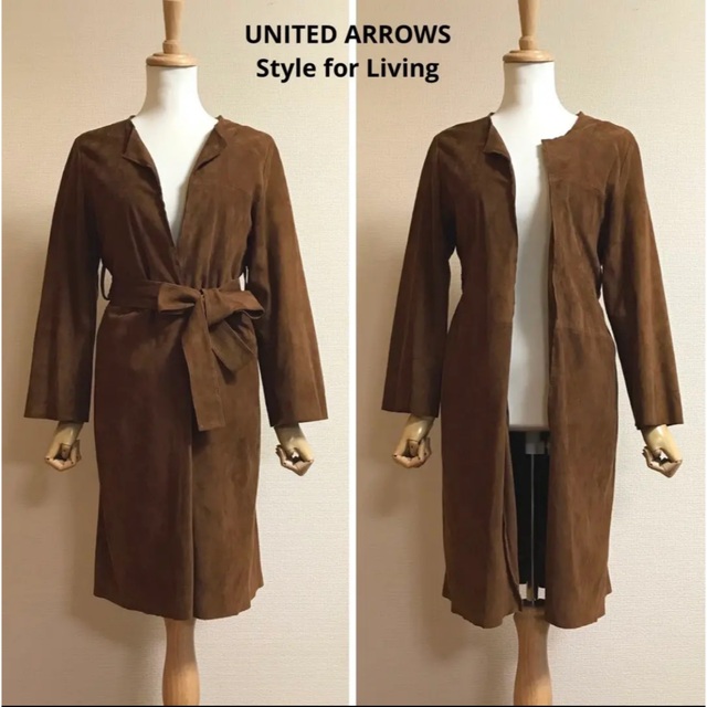 UNITED ARROWS(ユナイテッドアローズ)のUNITED ARROWS Style for Living シープスキンコート レディースのジャケット/アウター(ロングコート)の商品写真