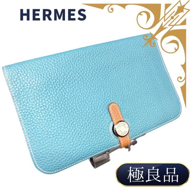 Hermes - エルメス ドゴンGM トゴ バイカラー 長財布