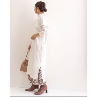 アズールバイマウジー(AZUL by moussy)の【新品】AZUL ENCANTO☆ワッフルハイネックショルダーロングワンピース(ロングワンピース/マキシワンピース)