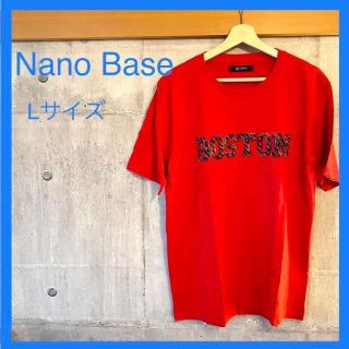 ナノユニバース(nano・universe)の【未使用品】 NANO BASE ティーシャツ  Lサイズ Boston(Tシャツ/カットソー(半袖/袖なし))