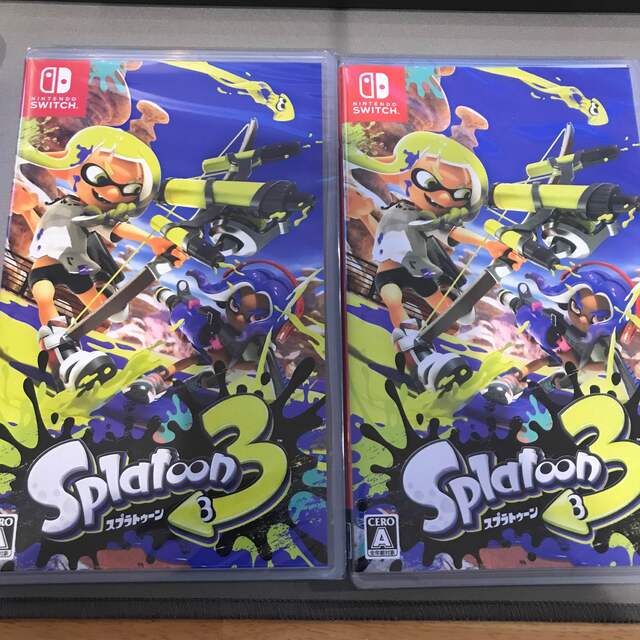 任天堂 - 【新品未開封】スプラトゥーン3 Splatoon3 2本セットの通販 ...