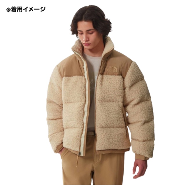 新品 ノースフェイス シェルパ ヌプシ ダウンジャケット US:XL