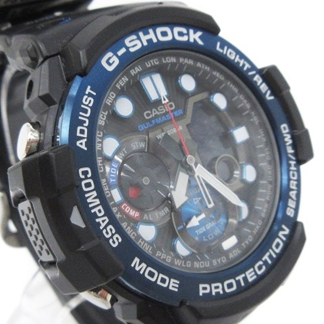 G-SHOCK(ジーショック)のカシオジーショック 美品 GULFMASTER 腕時計 アナログ 黒 ■SM0 レディースのファッション小物(腕時計)の商品写真