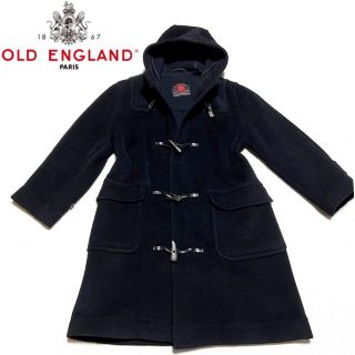 オールドイングランド(OLD ENGLAND)の極美品✨OLD ENGLAND ヘリンボーン ダッフルコート  8 ブラック L(ダッフルコート)