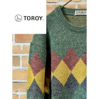 トロイ(TOROY)の【レア】TOROY トロイ☆派手柄落ち着いた菅田将暉風お洒落ニット(ニット/セーター)